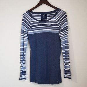 Nordic | Scandinavian Blue Ski Sweater